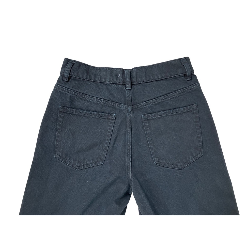 PacSun Black Baggy Distressed Jeans Womens Size‎ 26 Wide Leg Ripped Denim - Picture 5 of 8